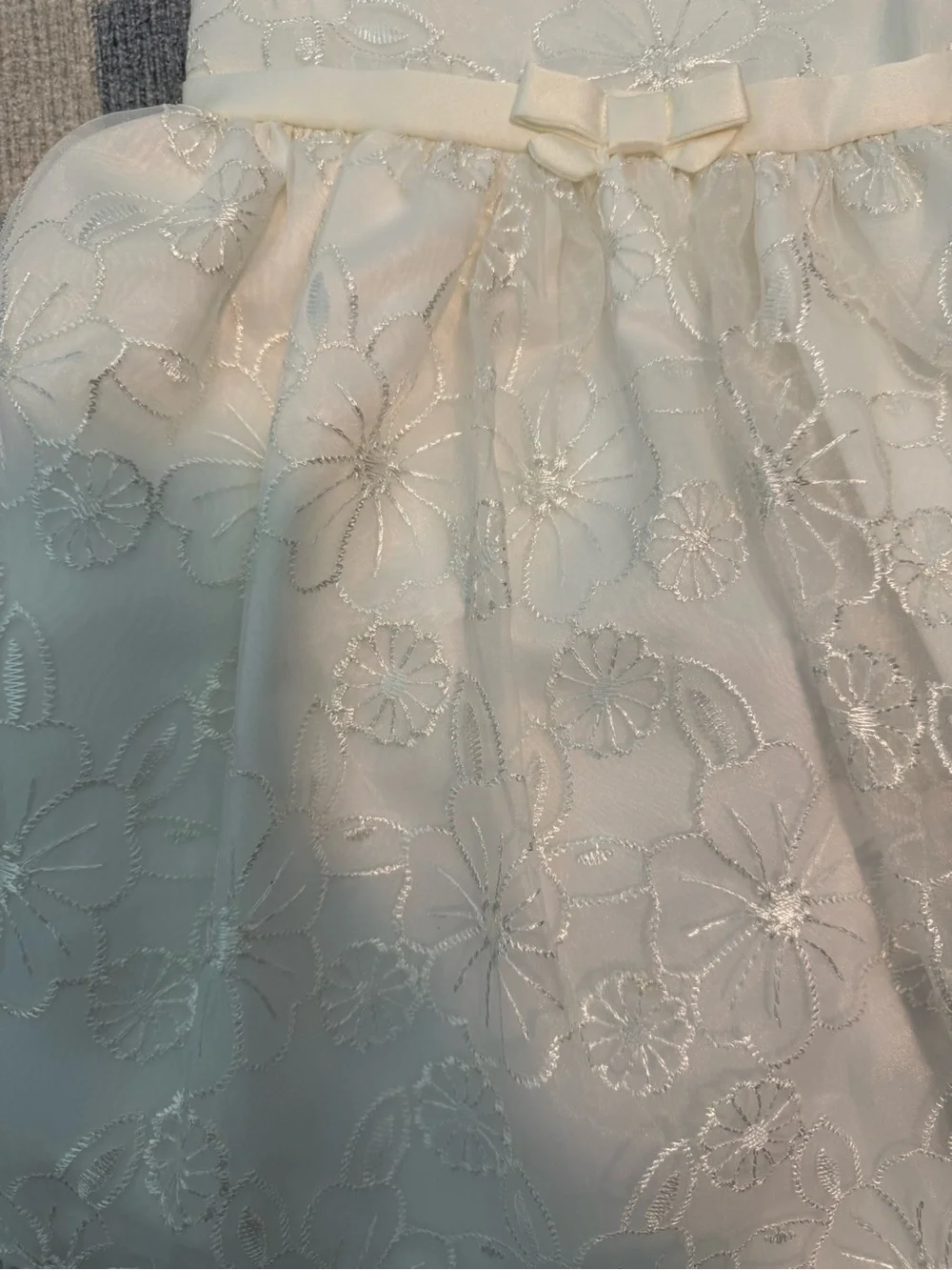 Classic Ivory Lace Party Dress for Girls